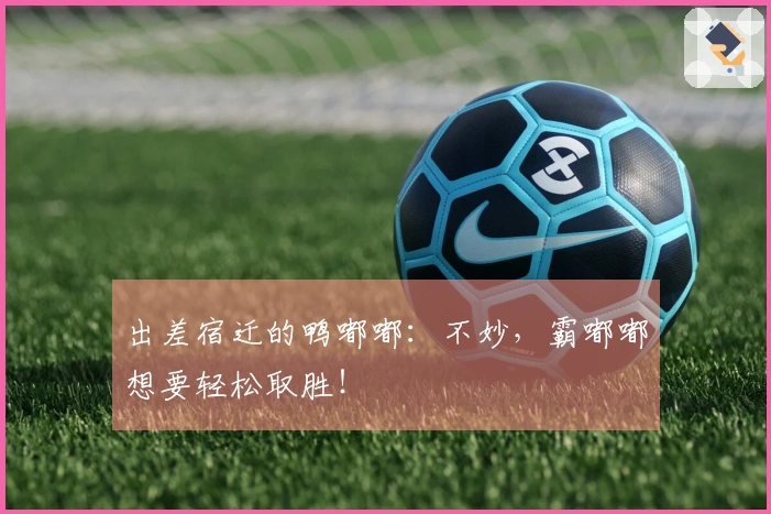 出差宿迁的鸭嘟嘟：不妙，霸嘟嘟想要轻松取胜！